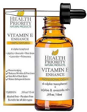 Aceite 100% natural y orgánico de vitamina E, de Health Priority